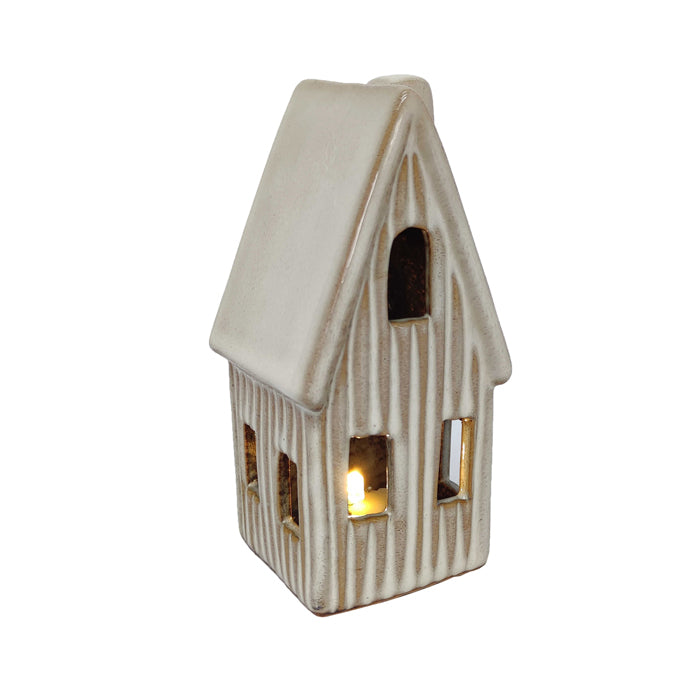 LED House SML - Brown Cream