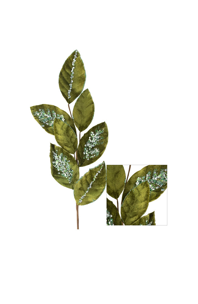 Poly Leaf Spray - Olive