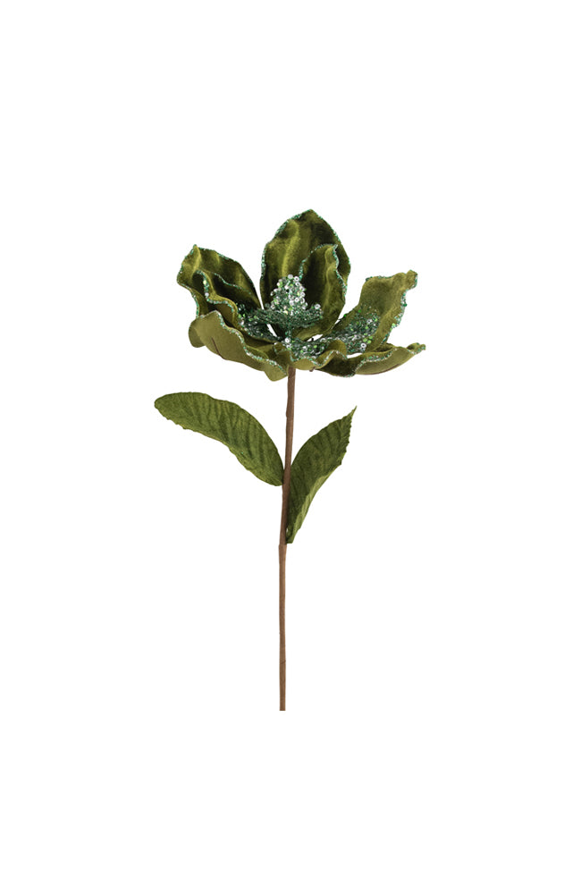 Poly Magnolia Stem - Olive