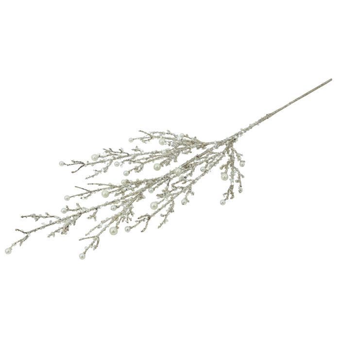 Pearl Branch Spray - Champagne