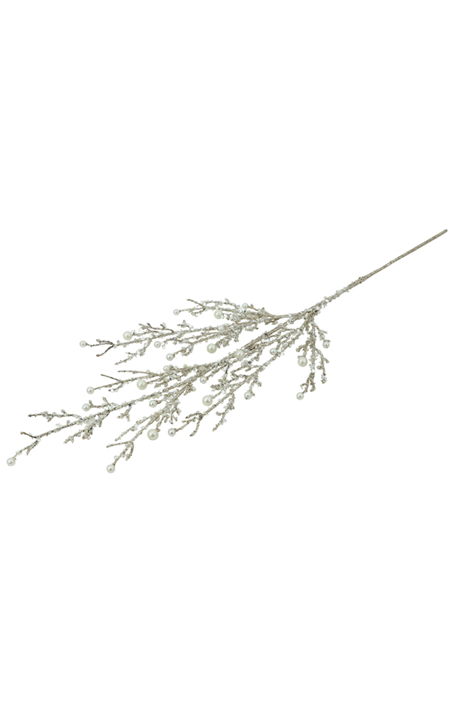 Pearl Branch Spray - Champagne