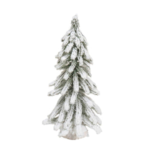 Tree w/ Snow SML - Green