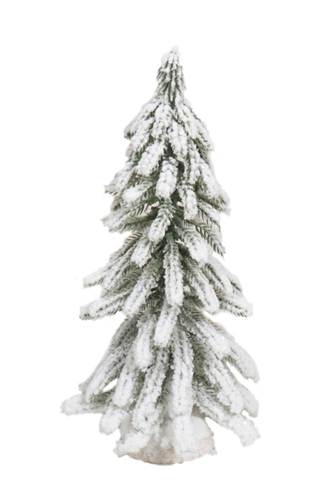 Tree w/ Snow SML - Green
