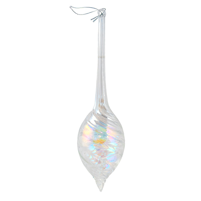 Teardrop Iridescent Glass