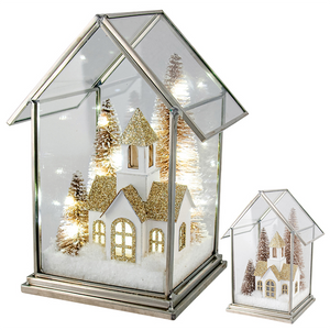 Champagne House w/ LED SML