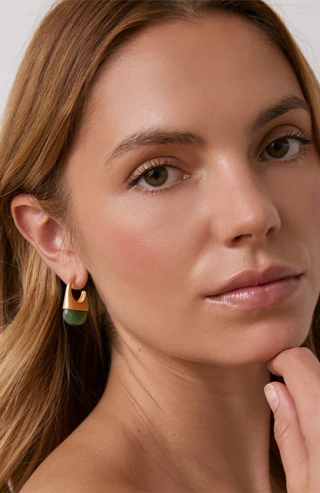 Poppy Earrings Green