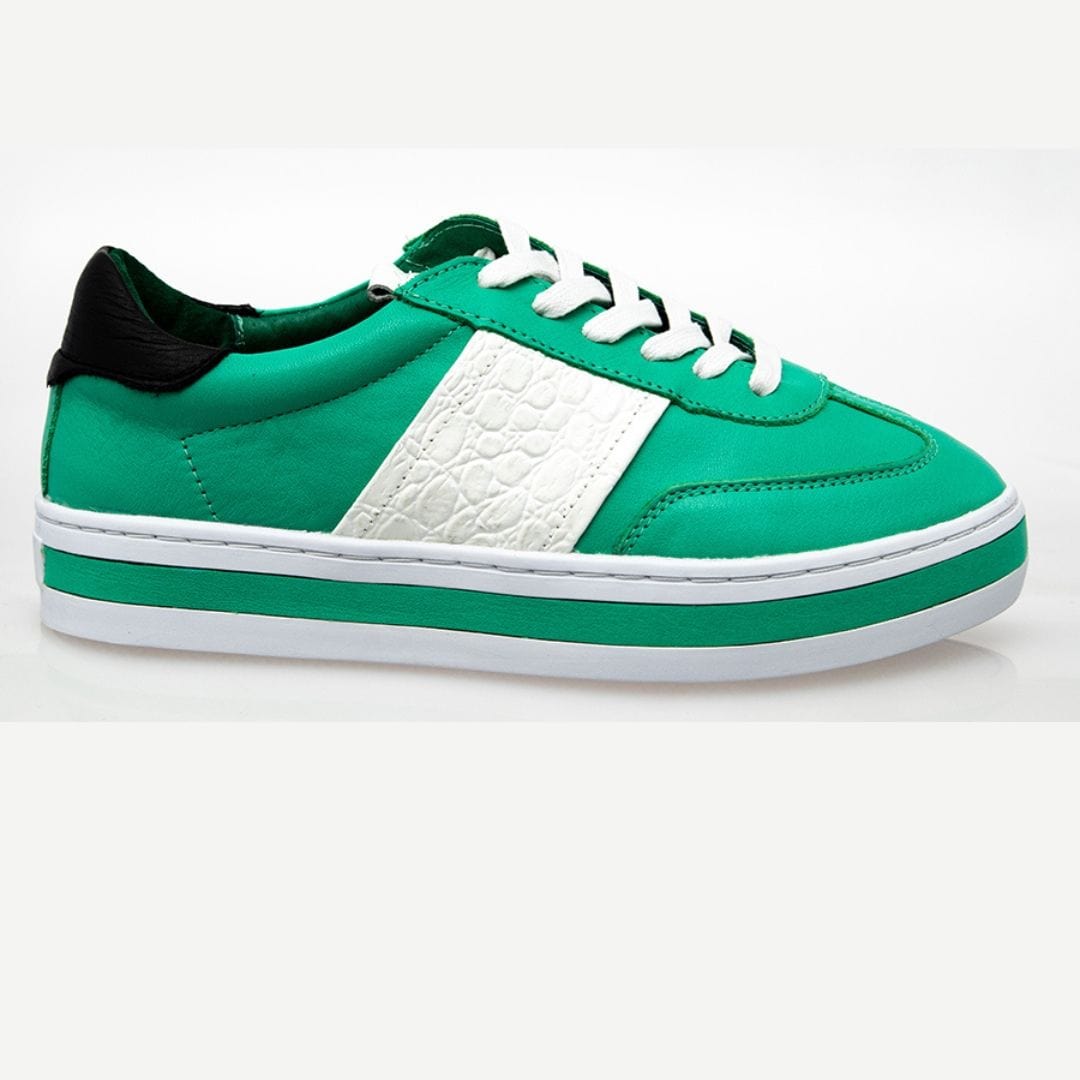 Promise Platform Sneaker - Green White