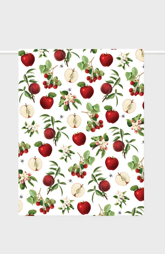 Apples & Bees Tea Towel