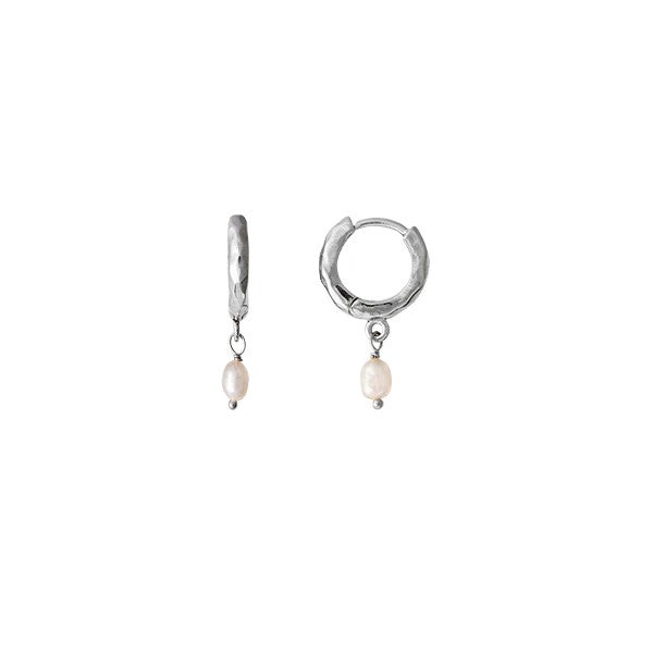 Clam Earrings - Silver
