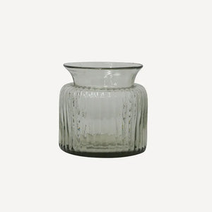 Classic Ribbed Vase - Short