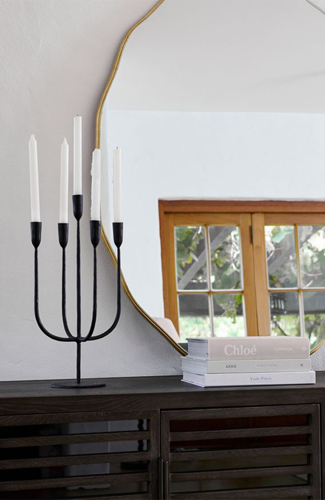 Dax 5 Light Iron Candelabra