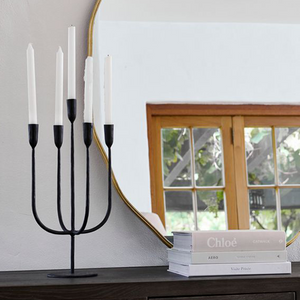 Dax 5 Light Iron Candelabra