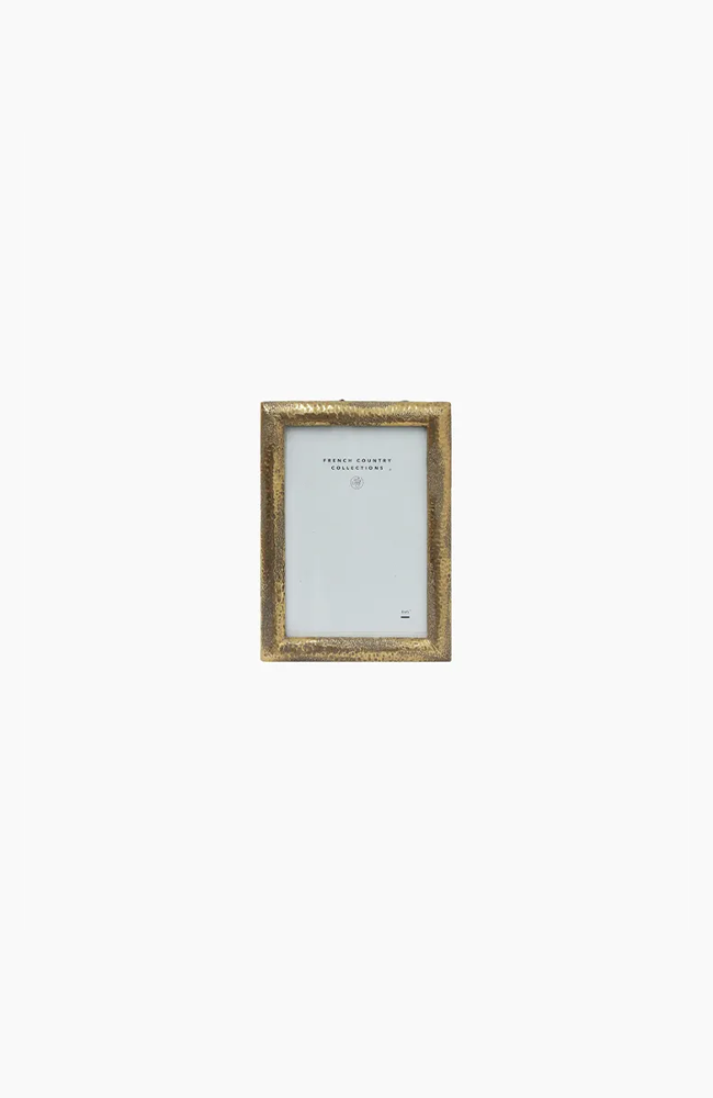 Hammered  Photo Frame 4x6 - Gold