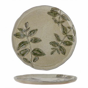 Jasper Plate - Green, Stoneware