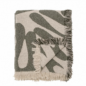 Alk Throw - Green, Recycled Cotton