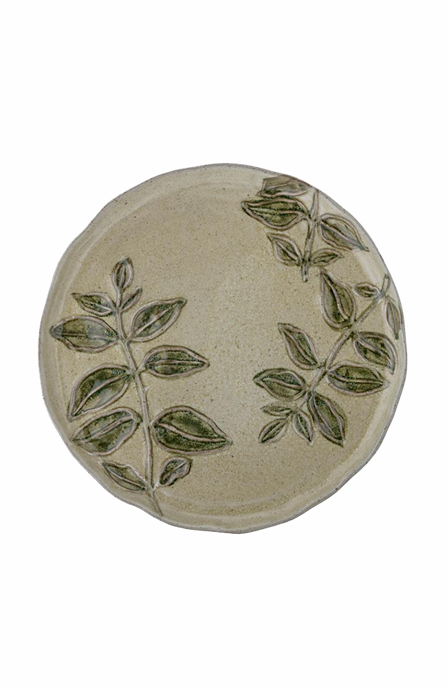 Jasper Plate - Green, Stoneware