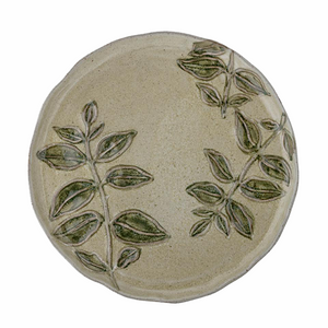 Jasper Plate - Green, Stoneware