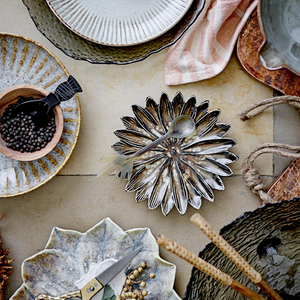 Fleur Pasta Plate - Nature, Stoneware