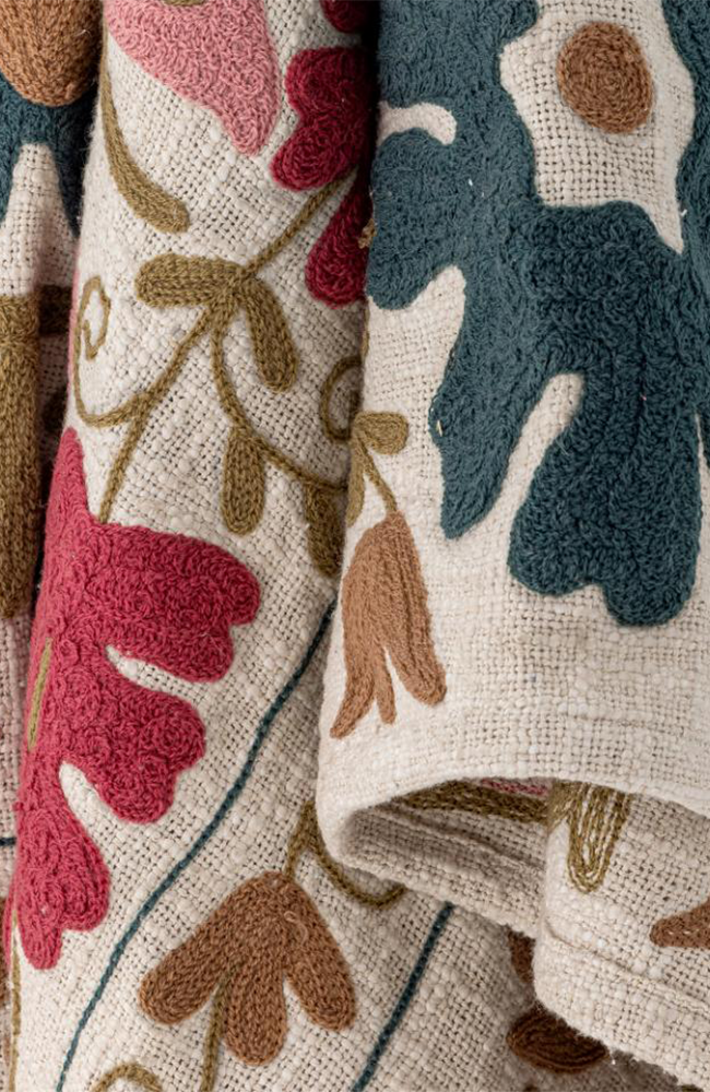 Ceva Throw - Rose, Cotton