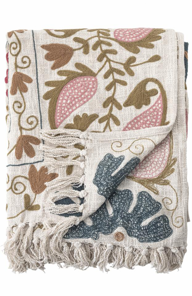 Ceva Throw - Rose, Cotton