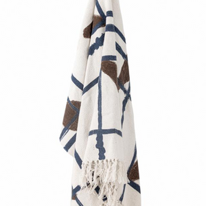 Imperia Throw - Nature, Recycled Cotton