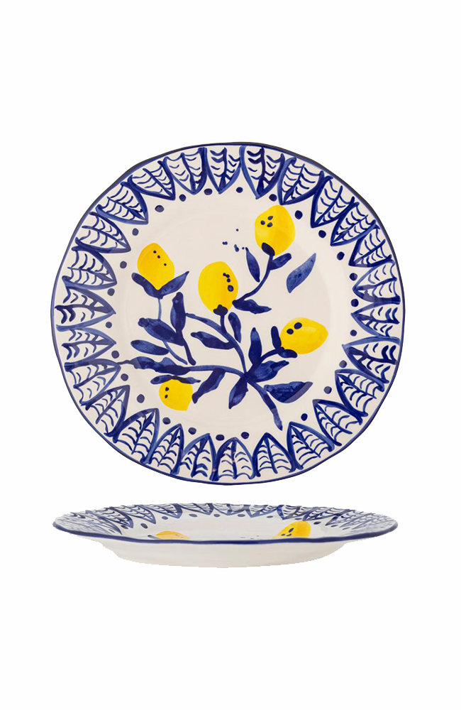 Maxima Plate Round - Blue, Stoneware
