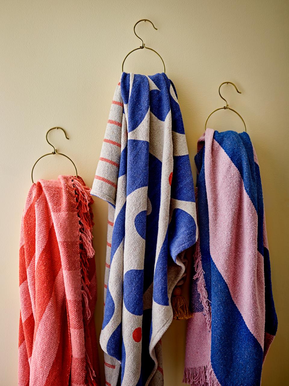 Frello Throw - Orange, Recycled Cotton