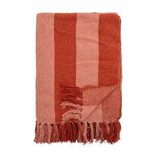 Frello Throw - Orange, Recycled Cotton