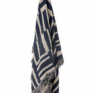 Frankie Throw - Blue, Recycled Cotton