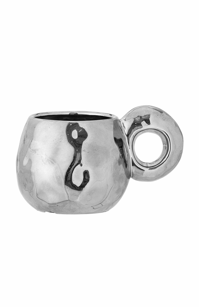 Shine Cup - Silver, Stoneware