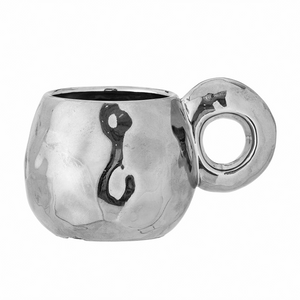 Shine Cup - Silver, Stoneware
