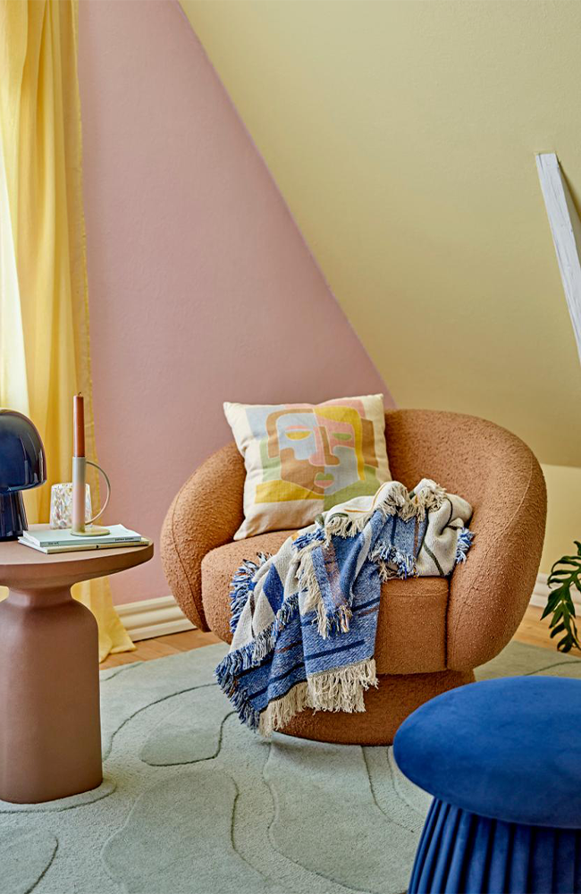 Toscana Throw - Blue, Recycled Cotton