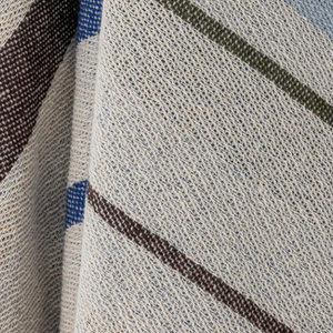 Toscana Throw - Blue, Recycled Cotton