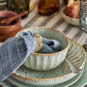 Fleur Pasta Plate - Nature, Stoneware