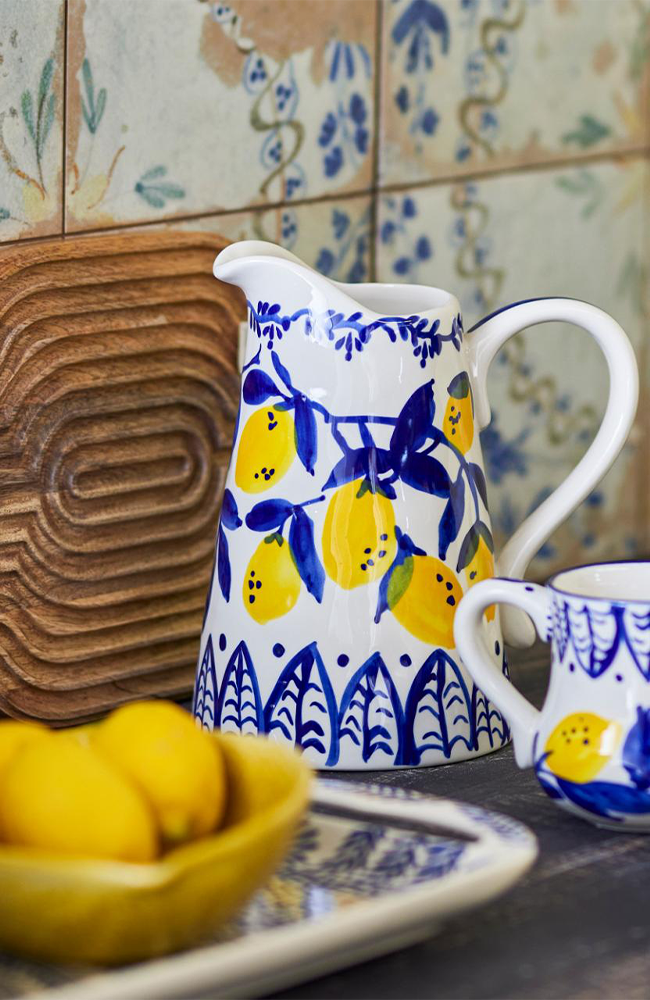 Maxima Jug - Blue, Stoneware