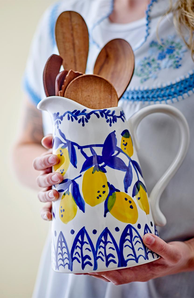 Maxima Jug - Blue, Stoneware