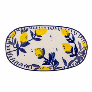 Maxima Serving Plate - Blue, Stoneware