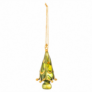 Cherlyn Ornament - Green Glass Multi