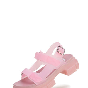 Jelly Sandal - Clear Pink