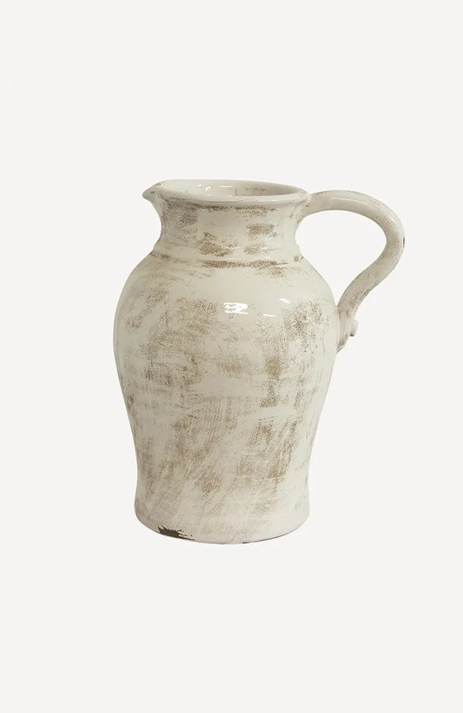 Luna Aged White Jug
