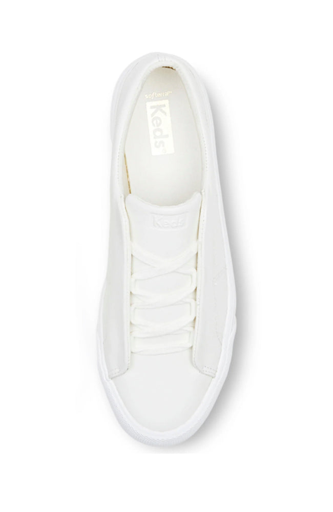 Remi Leather Trainer - Snow White