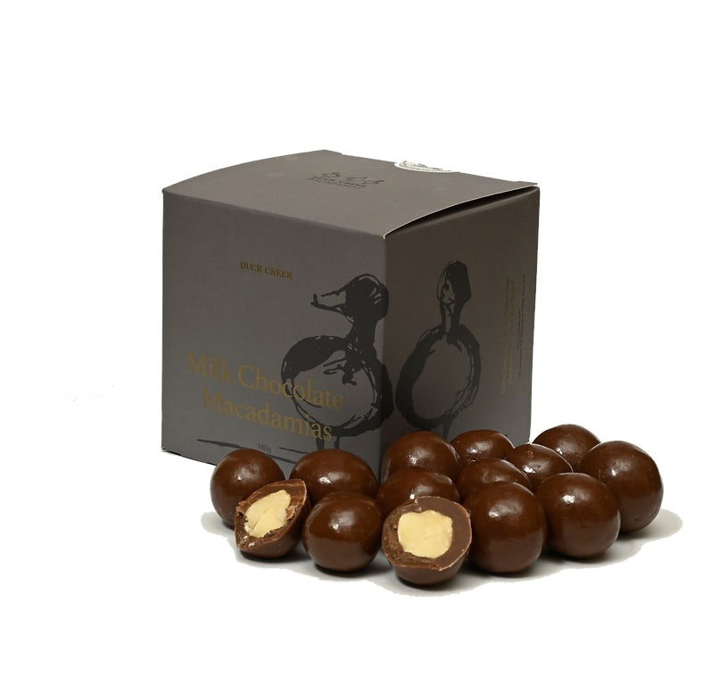 Milk Chocolate Macadamias 180g Box