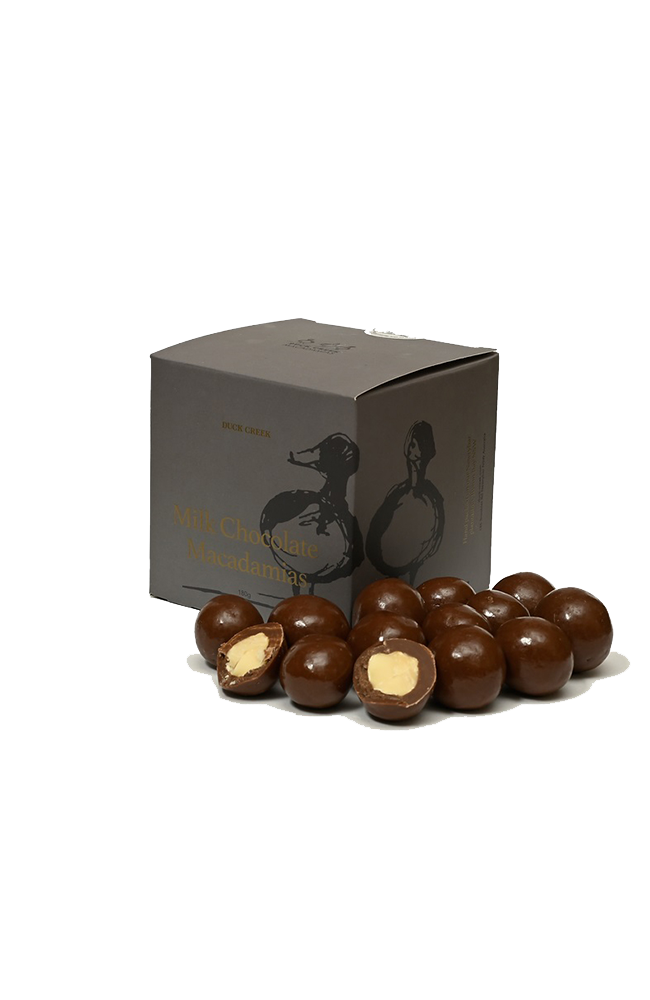 Milk Chocolate Macadamias 180g Box