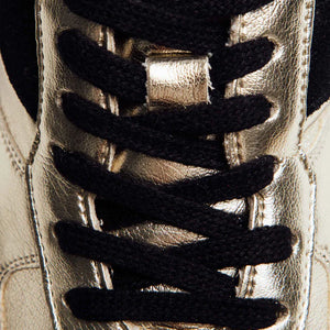 Cracking Sneakers - Sora Lame/Serraje Oro/Negro