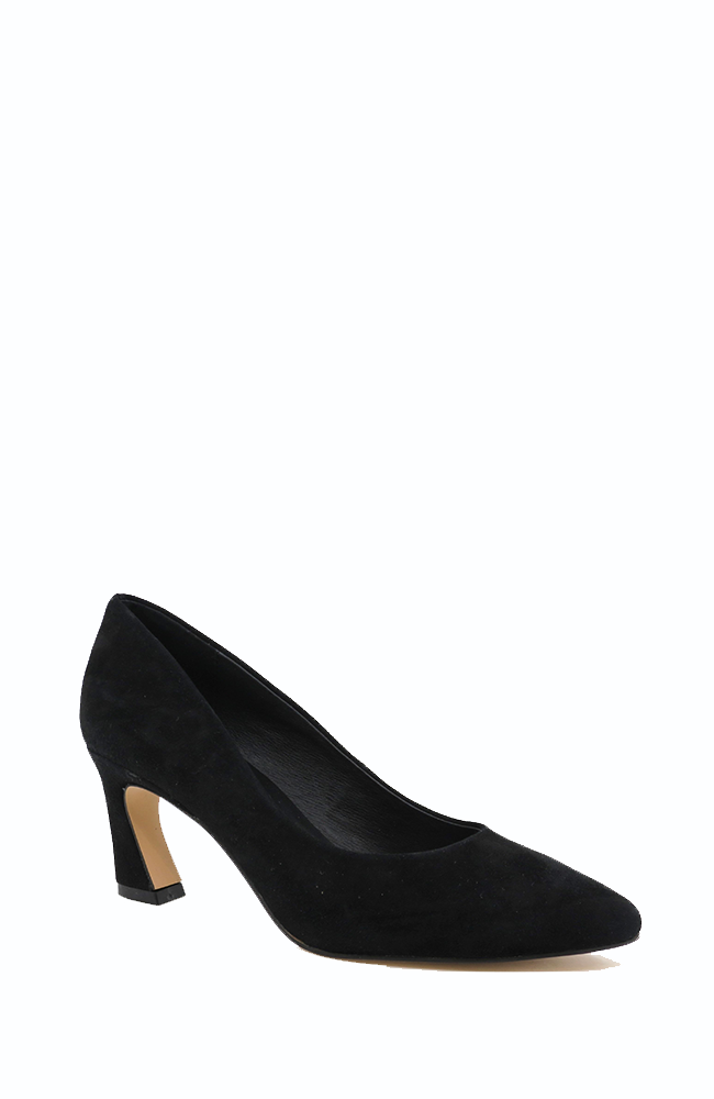 Charli Heel- Black Suede
