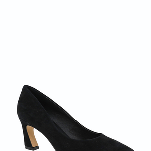 Charli Heel- Black Suede