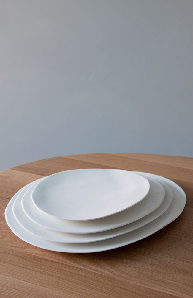 Yuki Platter White Matte - Large