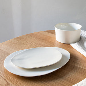 Yuki Platter White Gloss - Extra Large