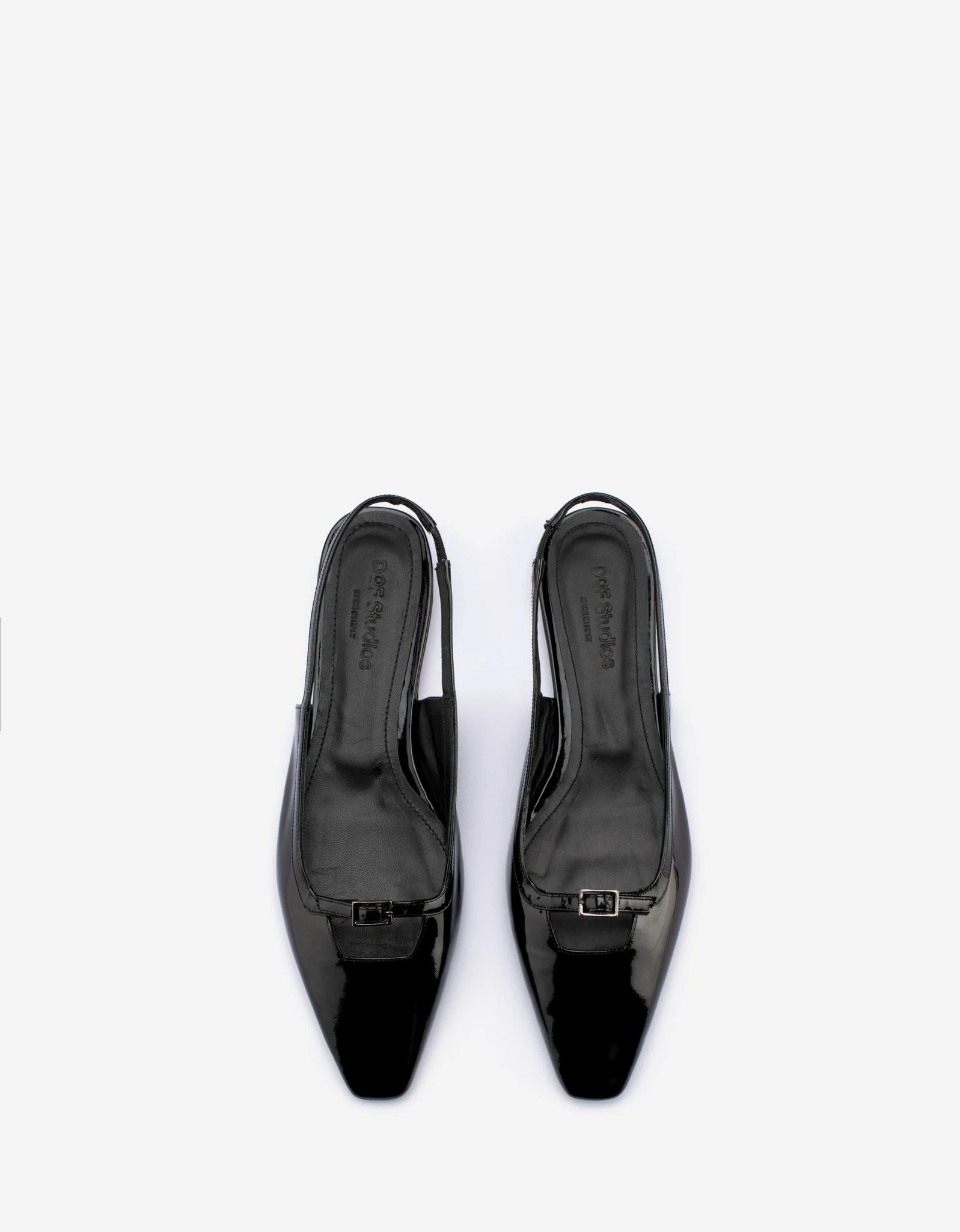 Paulina Flats - Black Patent