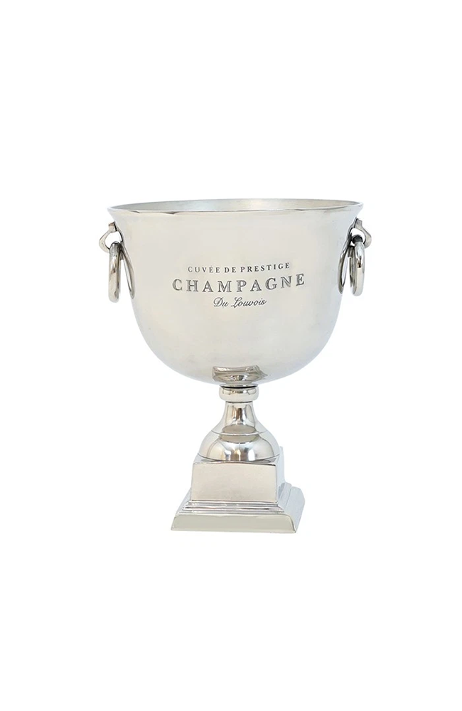Claridge Champagne Pedestal Bucket - Silver